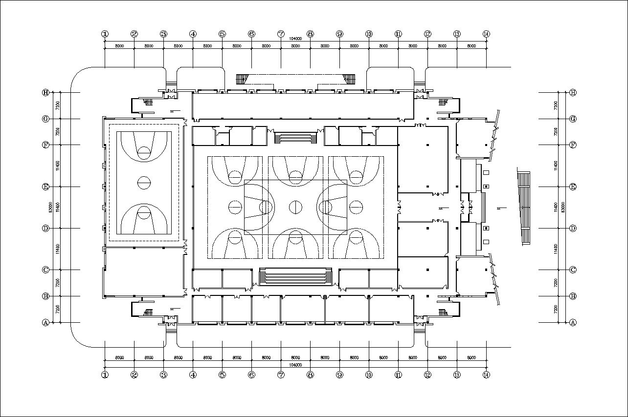 ★【Stadium Design Drawings】 Stadium Floor Plans and Drawings-Elevations, Design  concept, and Details